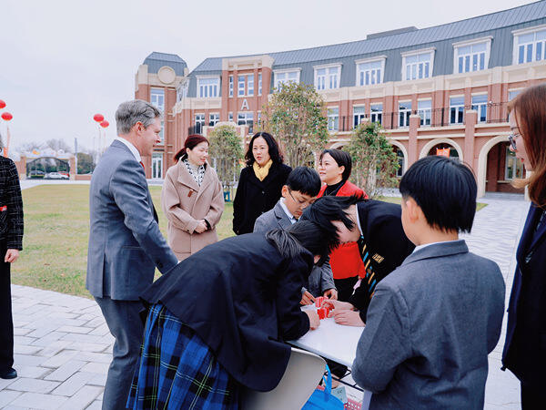 在校100天庆典,南通惠立学校